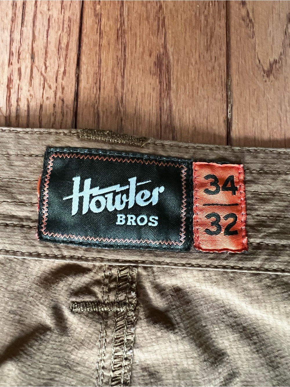 Howler Brothers Waterman's Work Pants - Men's Size 34/32 Distressed - Picture 3 of 12
